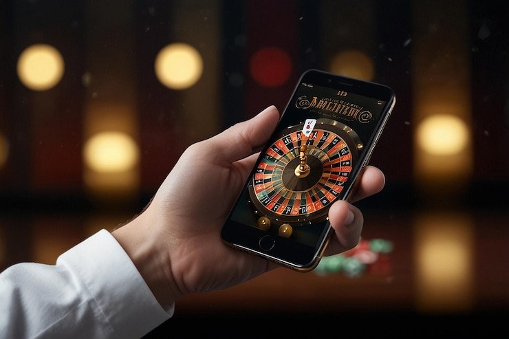 Kolase berbagai jenis hiburan sports betting, slot online dan live casino modern